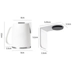 304 Stainless Steel Magnetic Mouthwash Cup – No-Drill 400ml Bathroom Cup Holder Richie's