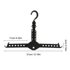 Foldable Plastic Clothes Hanger – Stackable Space-Saving Clothes Hanger Richie's Default Title