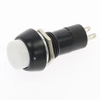 12pcs 12mm Push Button Switch Latching Momentary PBS-11A/B 6 Colors Push Button Switch Richie's WHITE Self-locking
