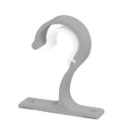 Curtain Rod Brackets & Wall Hook Clips – Aluminum Alloy Curtain Rod Brackets Richie's Grey 1PC