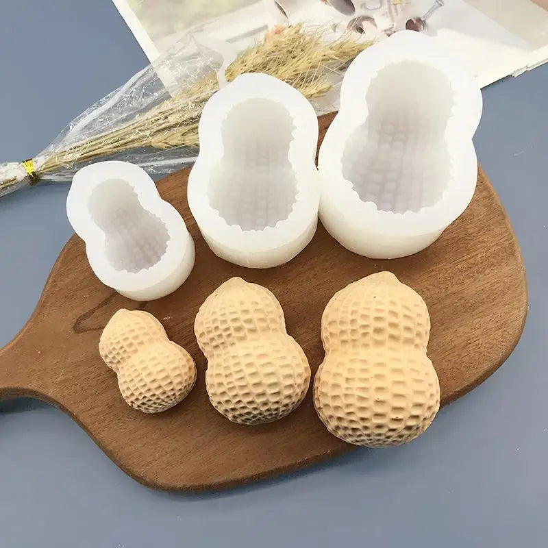Peanut Shape Silicone Mold – Non-Stick Baking & Candle Making Silicone Baking Mold Richie's