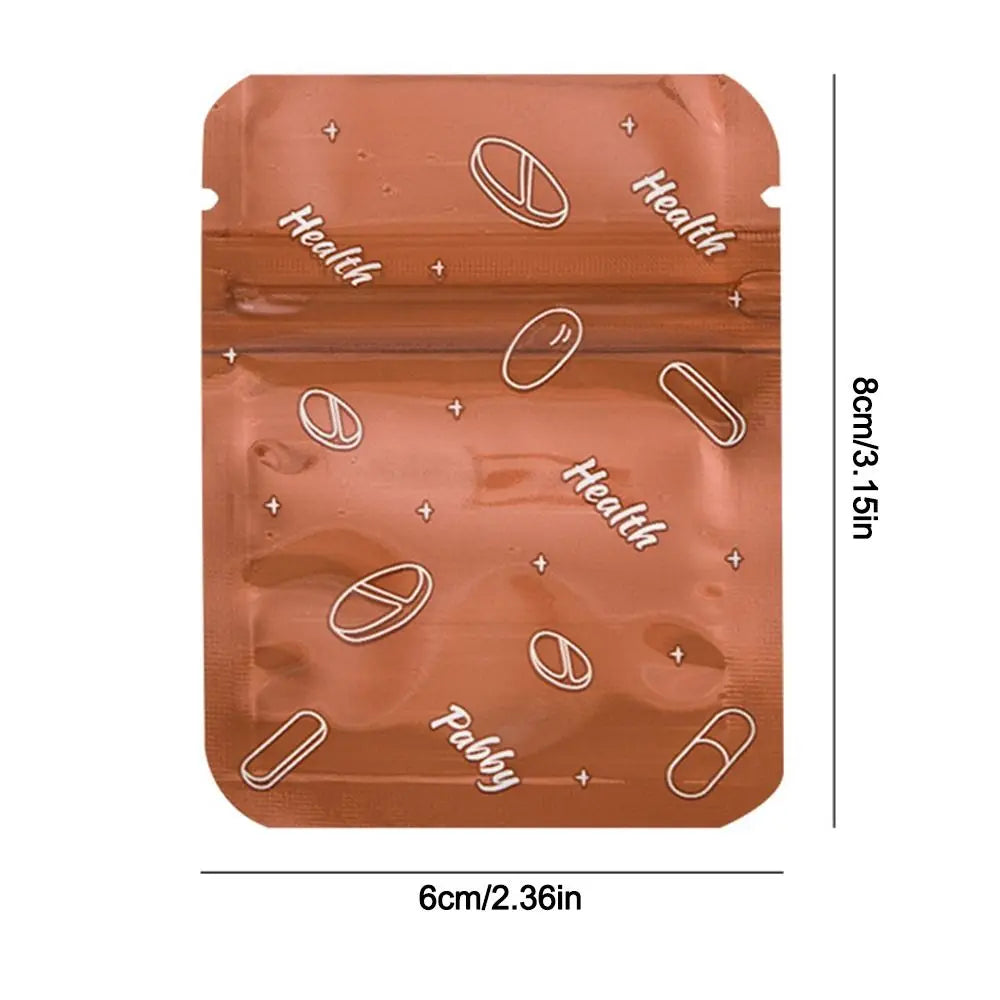 30Pcs Aluminum Foil Pill Bags – Lightproof Sealed Medicine Pouches Medicine Storage Bags Richie's