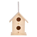 Wooden Birdhouse Dual Entrance Holes Garden Décor Nesting Box Decorative Birdhouse Richie's Wood