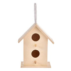 Wooden Birdhouse Dual Entrance Holes Garden Décor Nesting Box Decorative Birdhouse Richie's Wood