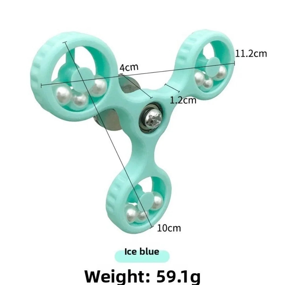 Rotating Spinner Wheel Bird Toy – Parrots, Cockatiels & Budgies Bird Enrichment Toy Richie's Blue