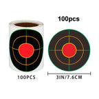 Square Shooting Target Stickers – Fluorescent Splash Impact Marks Shooting Target Stickers Richie's A2