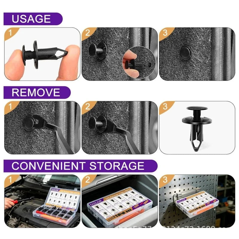 Car Panel Removal Tool Kit – 4pc Trim & Dash Pry Set Auto Trim Pry Tool Richie's