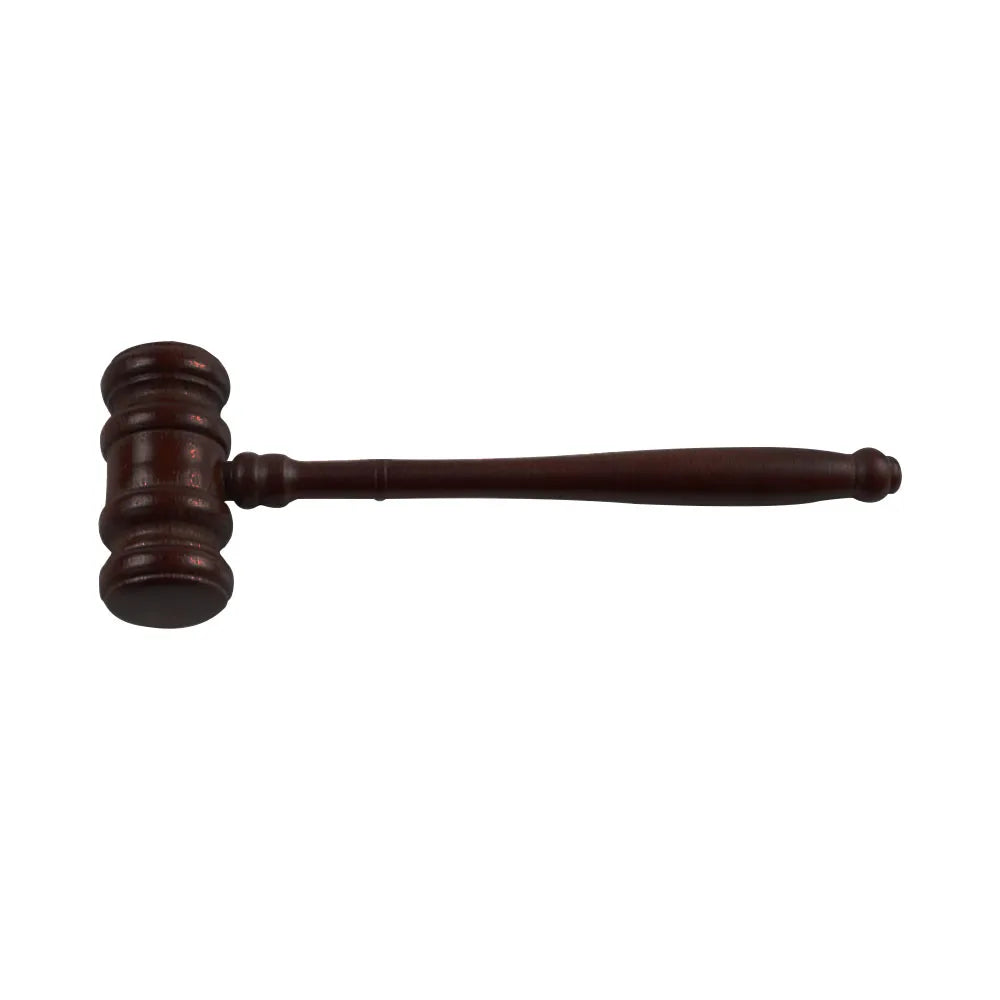 Handcrafted Walnut Wood Judge Gavel & Sound Block Set Wooden Gavel Set Richie's