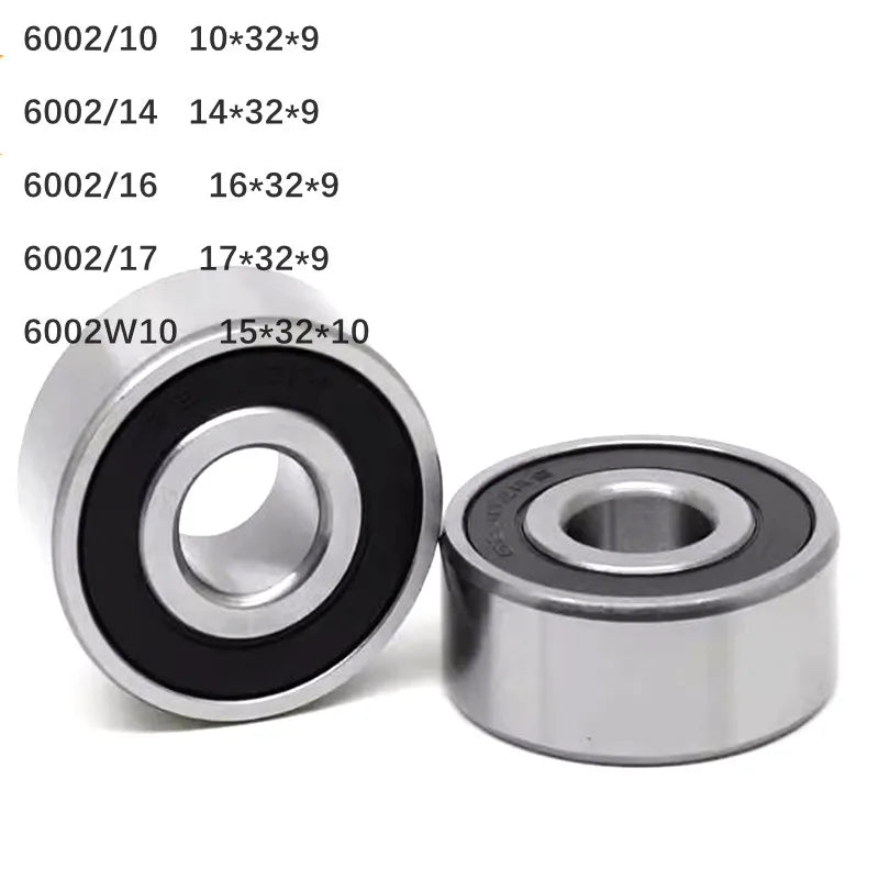 2Pcs Non-Standard 6002 Bearing Custom Bore 32x9mm | JARBLUE Industrial Bearing Richie's 10x32x9