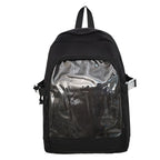 Japanese Y2K Ita Backpack – Cute Harajuku Preppy Schoolbag Ita Backpack Richie's L-29x15x44cm-black