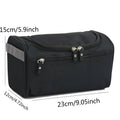 Men's Large Travel Toiletry Bag – Oxford Organizer Set Travel Toiletry Bag Richie's Black