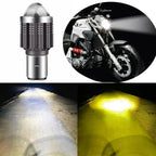BA20D LED Motorcycle Headlight 12000LM Hi/Lo Beam 12V Fog Lamp LED Motorcycle Headlight Richie's