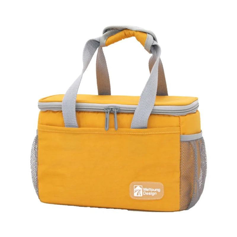 Women's Insulated Lunch Bag Large Waterproof Cooler Tote Insulated Lunch Bag Richie's Small Yellow China Mainland
