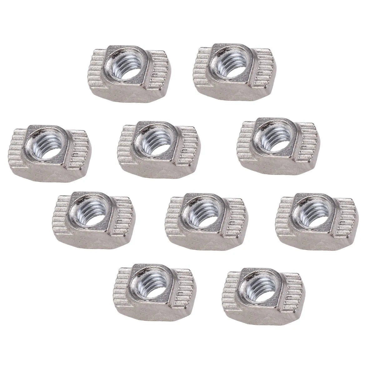 50Pcs M4 European T-Nuts for 20x20mm Aluminum Extrusion Profiles T-Slot Fastener Nuts Richie's