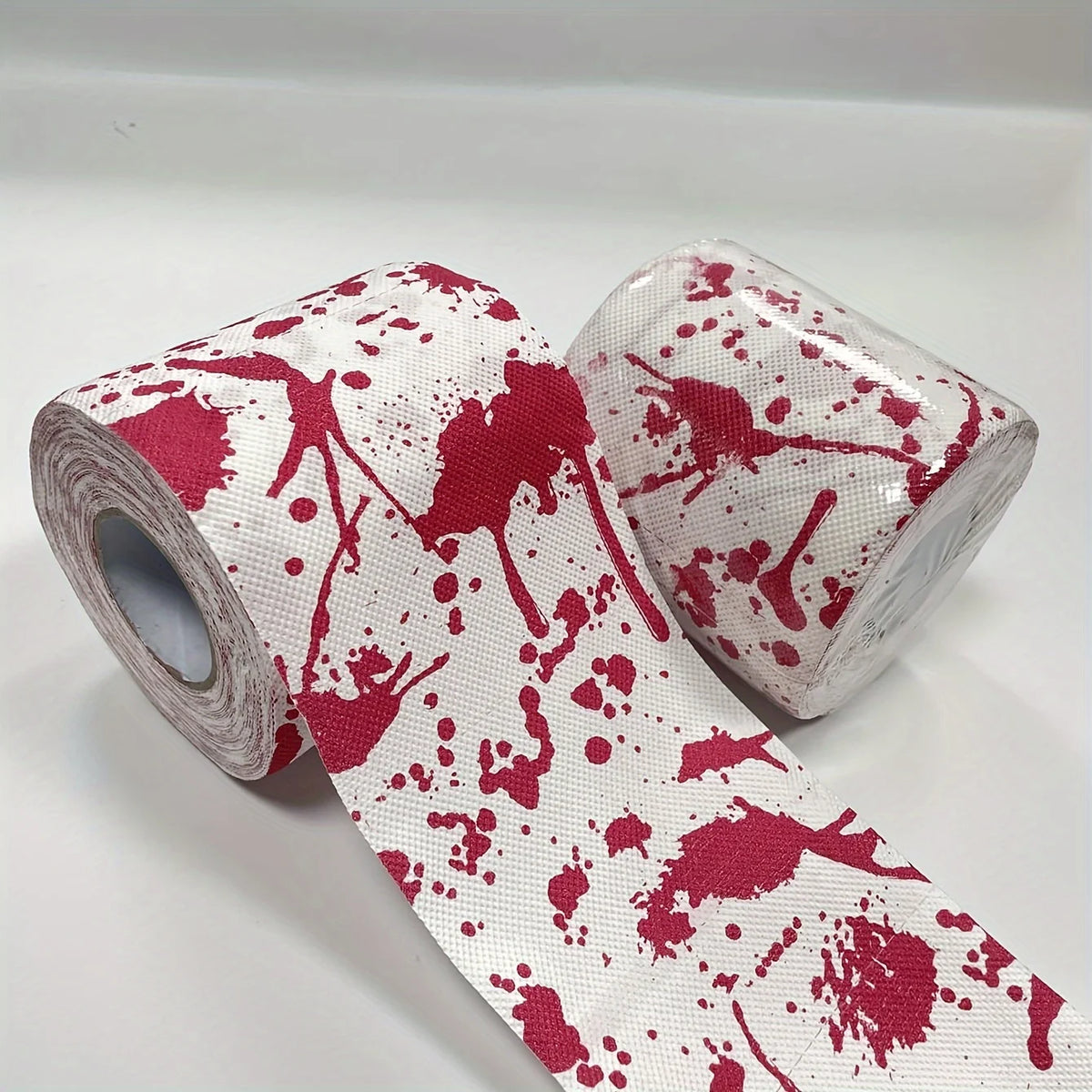 Halloween Blood Splatter Toilet Paper – Spooky Party Prop Roll Novelty Toilet Paper Richie's