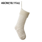 Knit Christmas Stocking 18" Kids Candy Gift Bag Holiday Decor Christmas Stocking Richie's