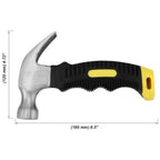 4-Pack 8 Oz Compact Stubby Claw Hammer Set | Mini Grip Stubby Claw Hammer Richie's