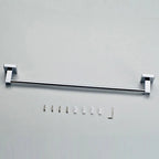 HOBHE Single Towel Bar Rack Stainless Steel Chrome 60cm Towel Bar Rack Richie's