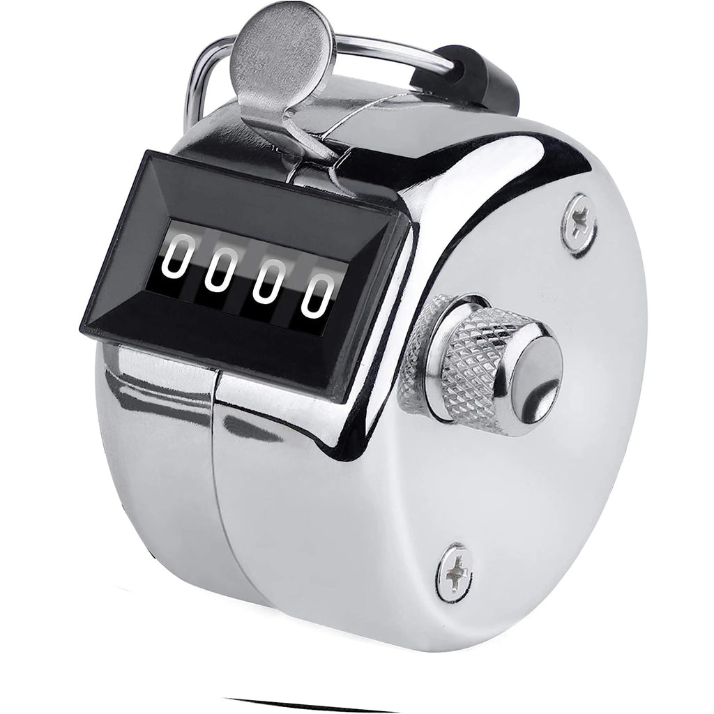 4-Digit Hand Tally Counter Clicker – Pack of 10 Hand Tally Counter Richie's Style 1