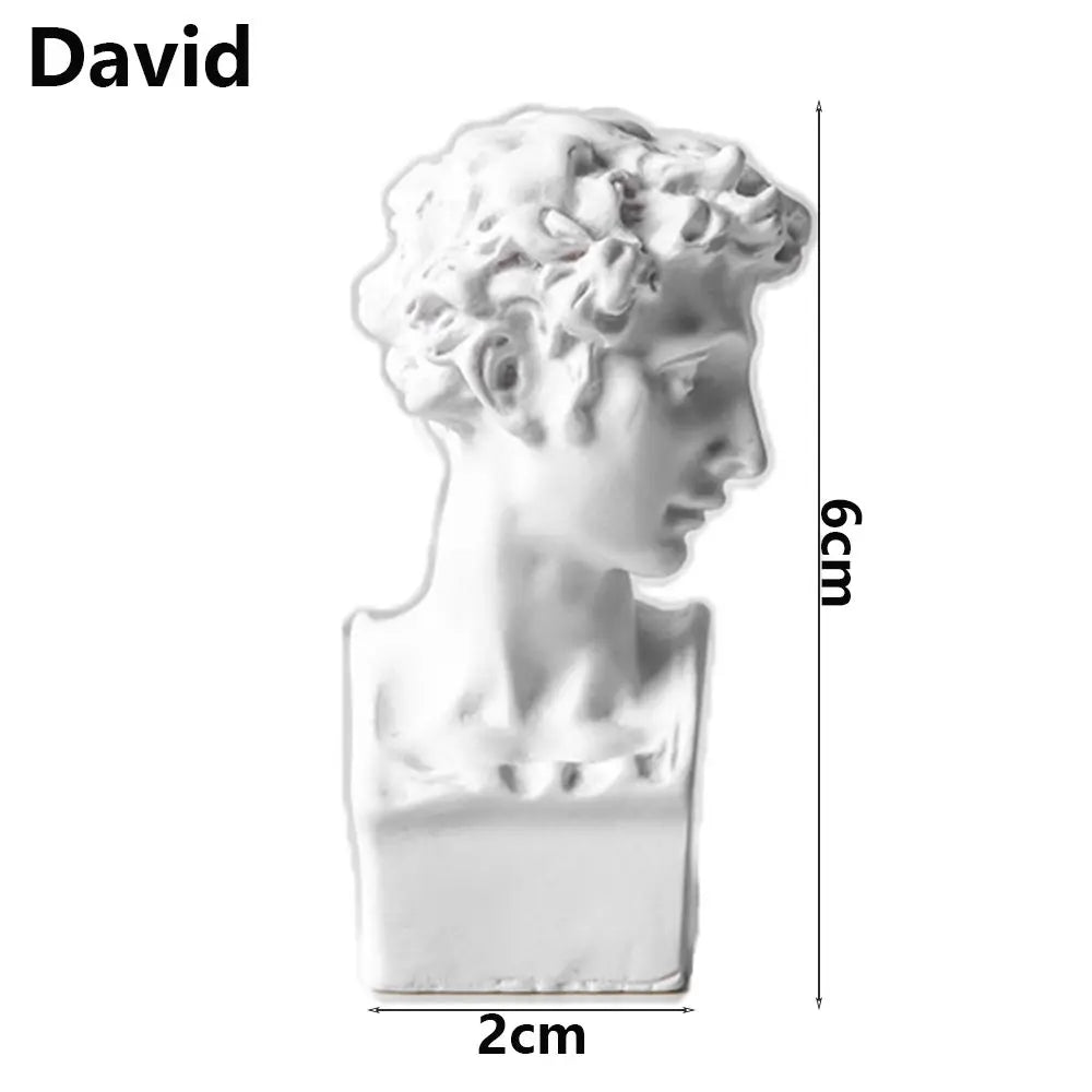 Greek Mythology Plaster Bust Statue | Resin Figurine Home Decor Bust Figurine Statue Richie's David