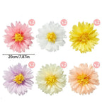 Daisy Paper Pom Poms Hanging Garland Set – 6 or 12 Pieces Paper Party Decorations Richie's