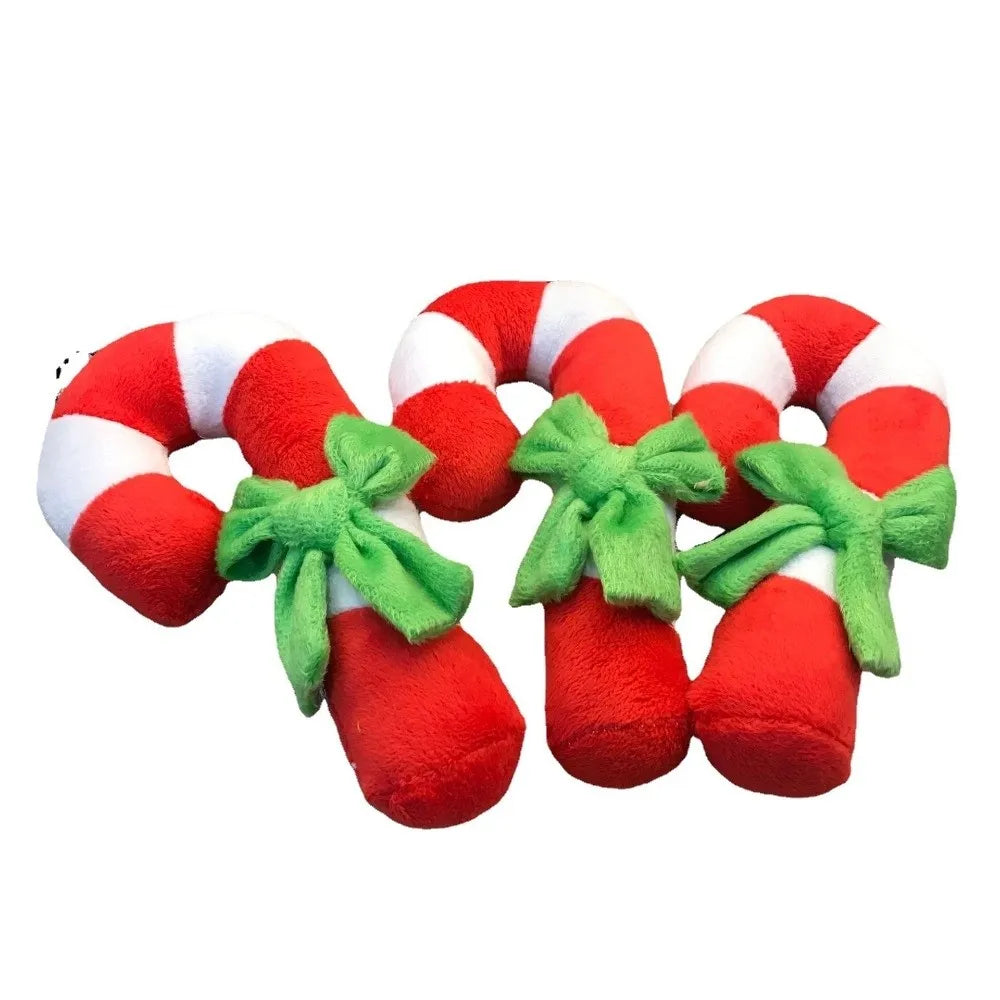 Extra Large Squeaky Candy Cane Christmas Plush Decoration Christmas Plush Decoration Richie's