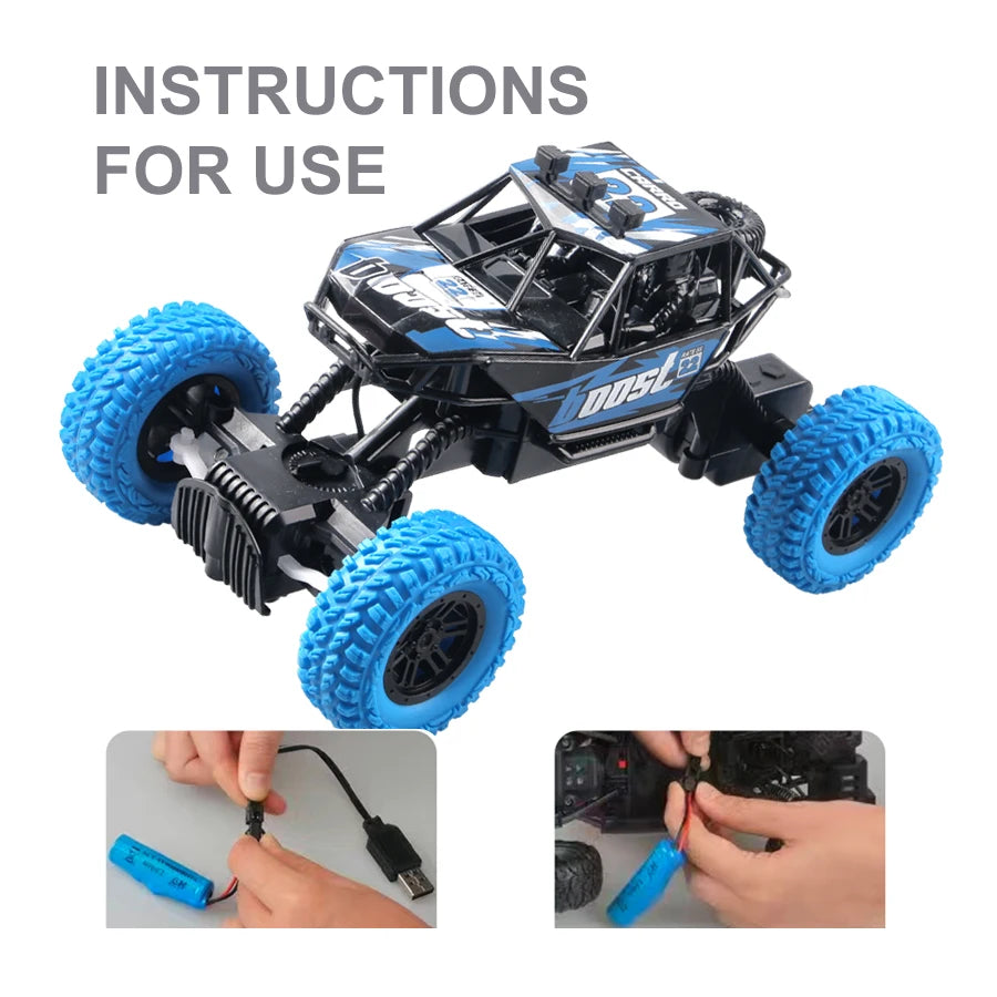 RC Off-Road Toy Car with Flashing Lights | Kids Gift RC Toy Car Richie's
