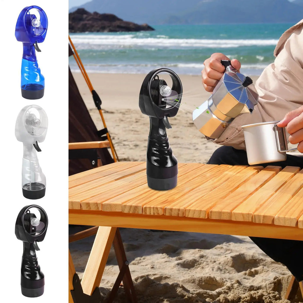 Portable Misting Fan 350ml Water Tank – Desk & Outdoor Misting Fan Richie's