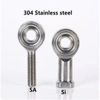 304 Stainless Steel Rod End Bearing – Metric Male & Female Rod End Bearing Richie's Si 5x0.8 Right Thread