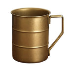 Retro Stainless Steel Mug 380/500ml – Camping & Picnic Cup Stainless Steel Mug Richie's Gold 500ML <50ml