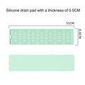 Non-Slip Silicone Dish Rack & Utensil Holder with Drainage Silicone Dish Rack Richie's green 1pc one size fits all