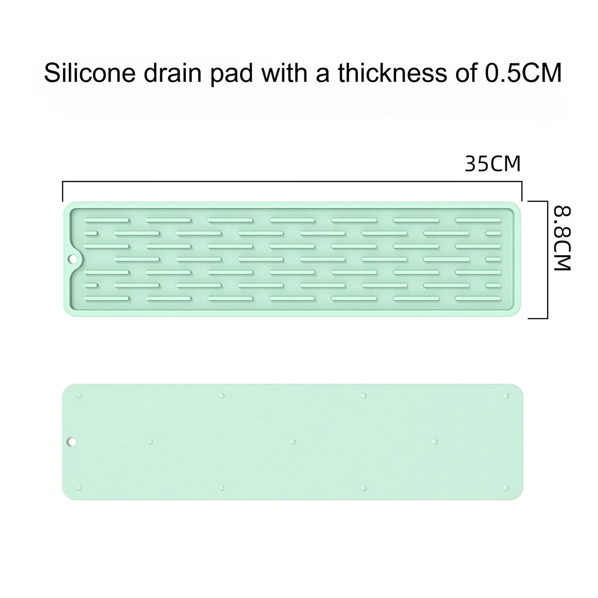 Non-Slip Silicone Dish Rack & Utensil Holder with Drainage Silicone Dish Rack Richie's green 1pc one size fits all