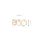 60Pcs Blank Wood Slices Halloween DIY Craft Cutouts & Ornaments DIY Wood Craft Kit Richie's