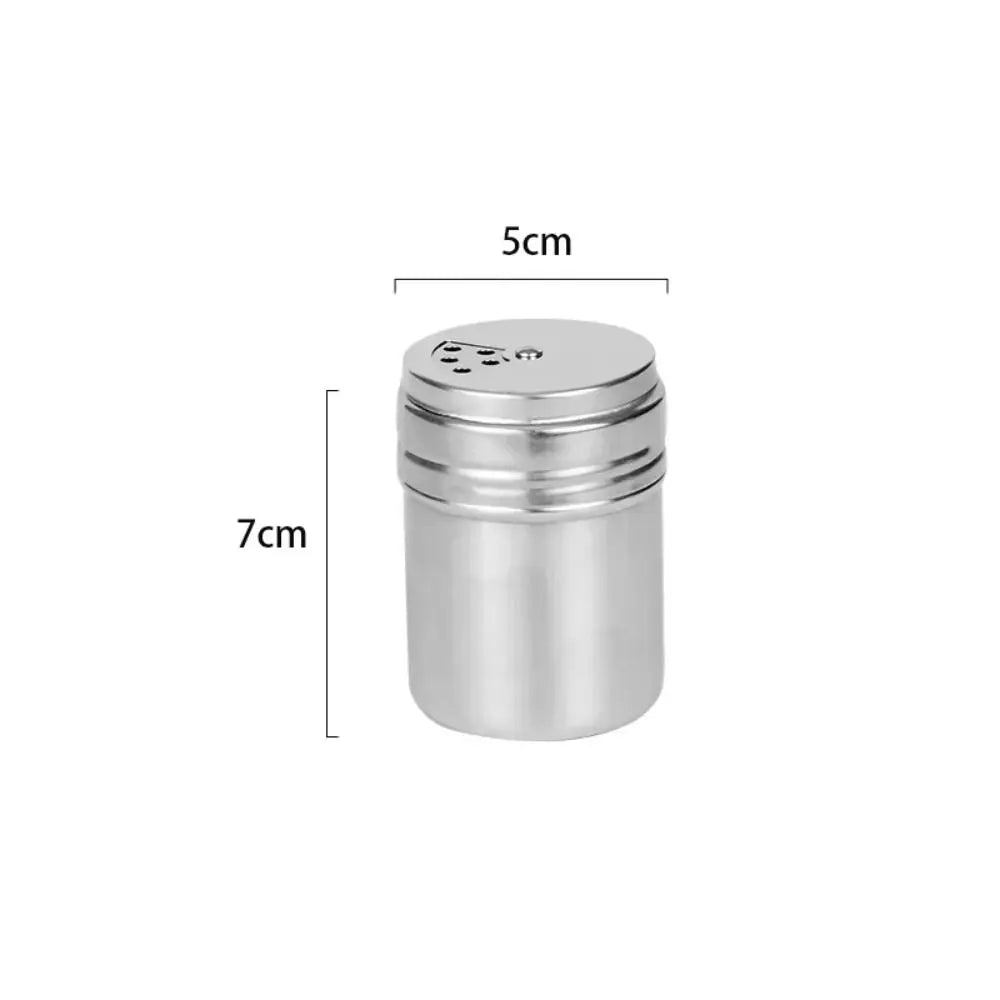 Stainless Steel Spice Shaker Jar | Rotating Lid – Salt & Pepper Spice Shaker Jar Richie's S-Multi-purpose