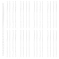 30Pcs Clear Plastic Clothes Hanger Connection Strips Hanger Connector Strips Richie's Default Title