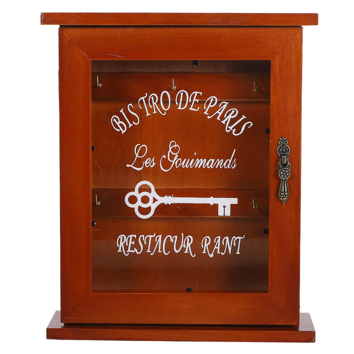 Wooden Wall-Mounted Key Box Vintage Retro Home Organizer Wall Key Organizer Richie's