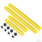 Foldable 4-Fold Multi-Angle Ruler Protractor Measuring Tool Angle Measuring Ruler Richie's