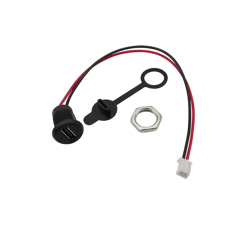 USB Type-C Female to JST PH 2.0mm 2-Pin Connector Cable USB Connector Cable Richie's