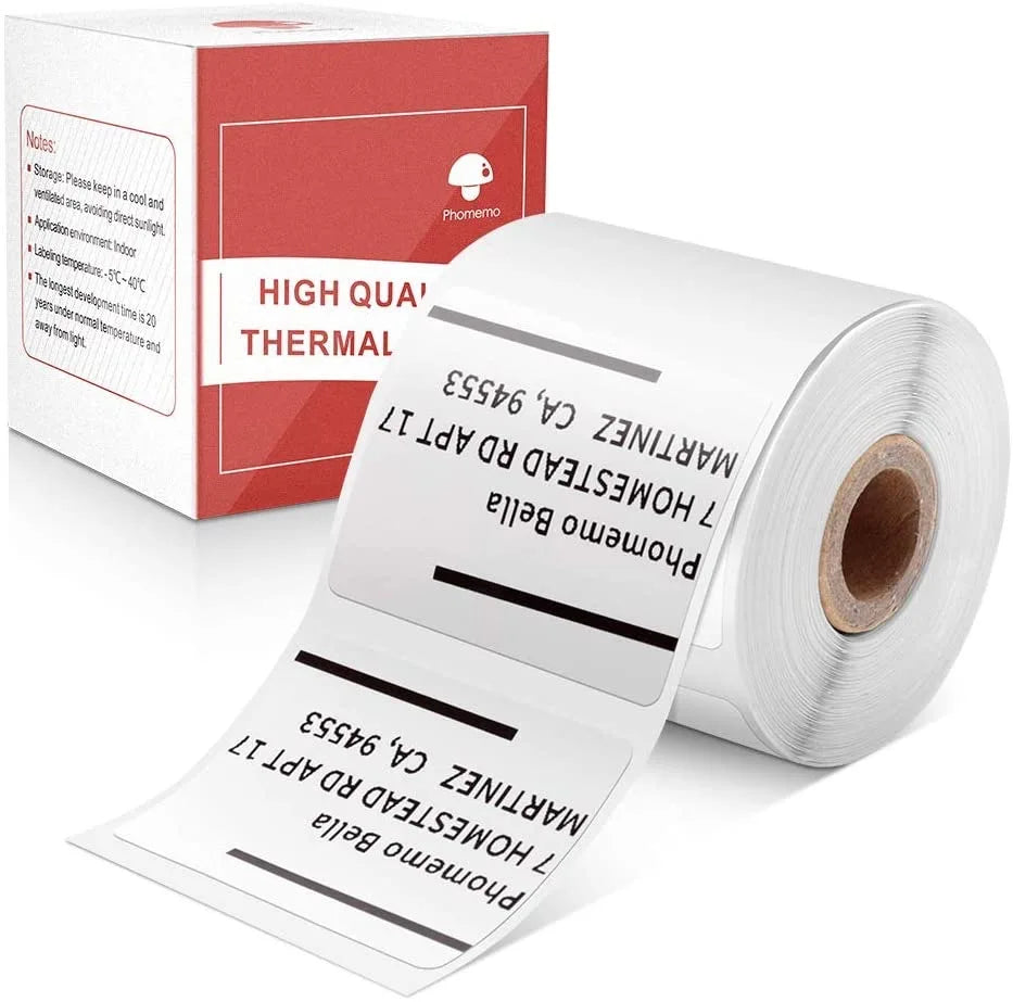 Phomemo M110/M200 Self-Adhesive Thermal Labels Roll 20–50mm Thermal Label Roll Richie's 50x30mm