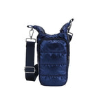 Insulated Water Bottle Shoulder Bag – Waterproof PU Sleeve Bottle Shoulder Bag Richie's Blue