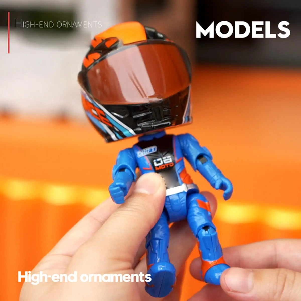 Transforming Motorcycle Rider Action Figure Q Version Toy Action Figure Toy Richie's