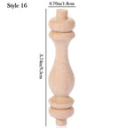 Vintage Wood Carved Furniture Leg – European Style Cabinet Foot Furniture Leg Richie's 16