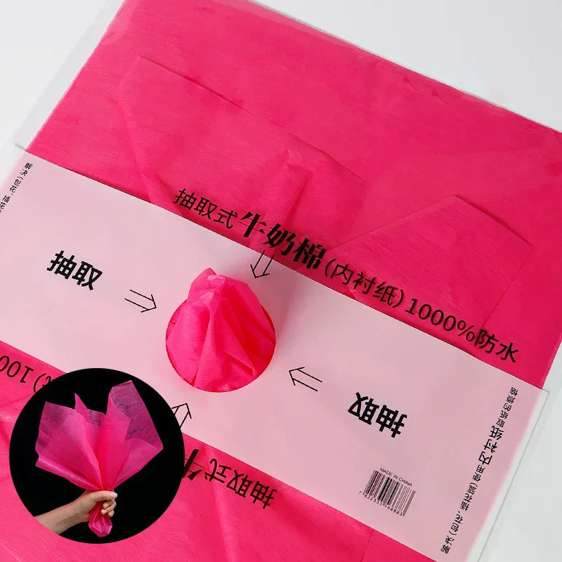 40Pcs Flower Bouquet Wrapping Paper 30x30cm | Solid Color Floral Bouquet Wrapping Paper Richie's