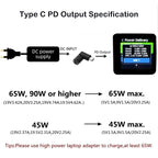 65W USB-C to 7.4×5.0mm DC Power Adapter Converter | PD Fast Charge USB-C Power Adapter Richie's