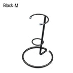 Iron Crystal Display Stand Wand & Orb Holder – Faux Crystal Base Crystal Display Stand Richie's Black M
