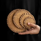 Round Braided Bristle Placemat – Heat Resistant Non-Slip Table Mat Table Placemat Richie's