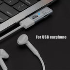 USB-C OTG Hub 10Gbps 100W PD 1-in-2 Adapter for MacBook USB-C Hub Adapter Richie's