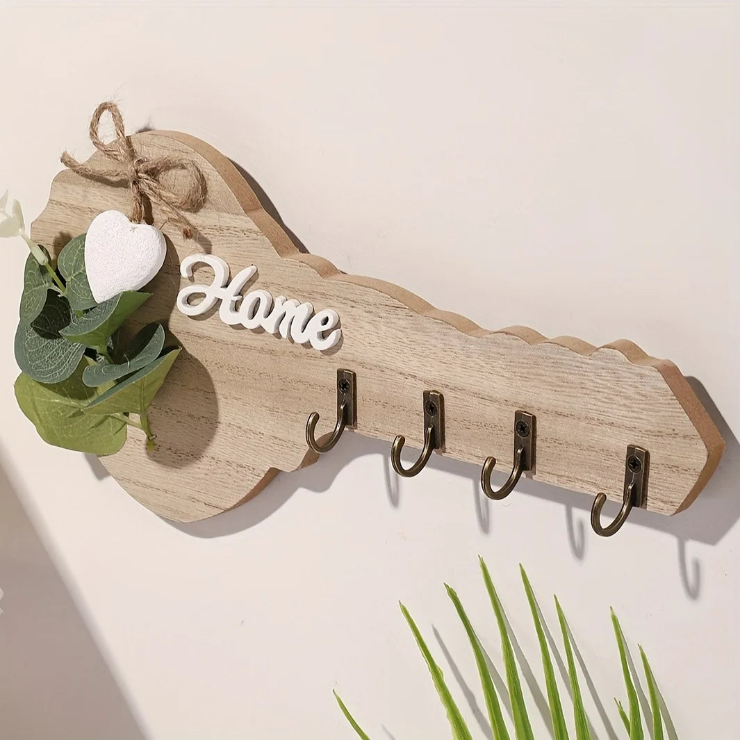 Wooden Decorative Coat & Key Hooks – Entryway Wall Hangers Decorative Wall Hooks Richie's Default Title