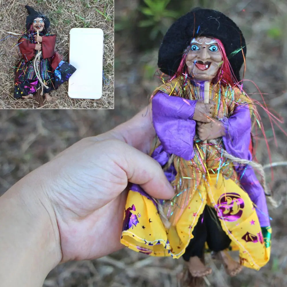 Halloween Witch Hanging Figurine Ornament | Spooky Decor Halloween Ornament Richie's