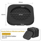 4Pcs Anti-Vibration Washing Machine Foot Pads | Anti-Slip Appliance Foot Pads Richie's